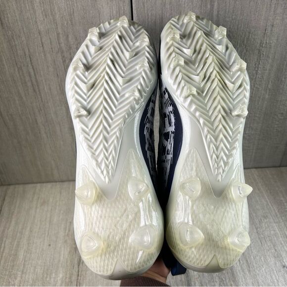 Adidas Adizero PrimeKnit Navy Football Cleats Athletic Sneaker Mens Size 12.5 - Picture 8 of 10